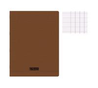 Calligraphe Cahier piqué 8000 POLYPRO 24x32 cm 48 pages grands carreaux papier 90 g Marron