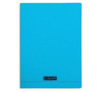 Cahier piqué 8000 POLYPRO A4 96 pages petits carreaux 90 g - Bleu