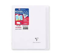 Cahier - CLAIREFONTAINE - KOVERBOOK - 17 x 22 cm - 96 pages Seyès - Couverture translucide