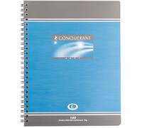 Conquerant Cahier spirale Sept 17 x 22 cm grands carreaux 100 pages
