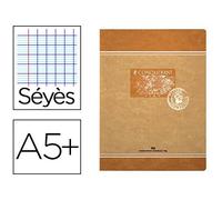 Cahier Conquerant 7 Agrafe 170X220 96P 70G Seyes Assorti