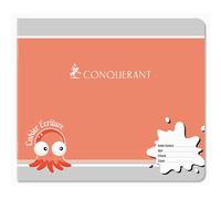Cahier Conquerant 7 Agrafe Paysage 170X147 24P 70G Double Ligne 3/10 Assorti