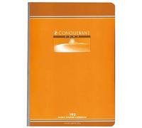 Conquerant - Cahier broché Conquérant Sept A4 Seyès 192 pages 70 g Vert
