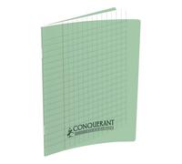 Cahier Conquerant Classique Agrafe 170X220 32P 90G Seyes 3Mm Polypro Vert
