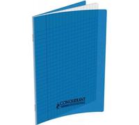 Cahier Conquérant Classique Grands Carreaux 48 Pages 90gr Couverture Polypro (24x32cm) (Bleu)