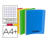 Cahier Conquerant classique integrale 240x320 100p 90g seyes polypro assorti