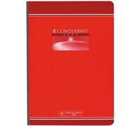 CONQUÉRANT Lot de 5 Cahiers reliure brochure 17x22 cm 192 p 70g petits carreaux coloris aléatoires