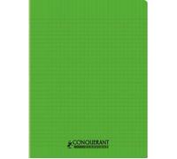 Cahier conquerant poplypropylene indechirable et lavable papier velin extra 24x32 cm 60 pages seyes