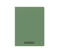 Cahier conquerant poplypropylene indechirable et lavable recycle 24x32 cm 96 pages seyes piqure 90g