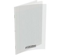 Generique - Cahier agrafé Conquérant Classique 24 x 32 cm séyès grands carreaux 96 pages incolore