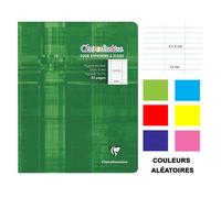 Cahier d'apprentissage - CLAIREFONTAINE - 17x22 - 32 pages - Séyès agrandi 4mm - Couverture en carton