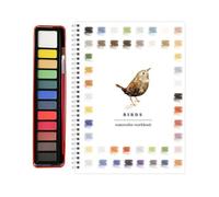 Cahier d'aquarelle - Kit débutant - Kit de peinture nature simple - Loisirs créatifs - Matériel de peinture - Découvertes créatives