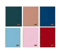 Cahier de 120 feuilles en Safta carbone, couverture rigide, 215 x 310 mm