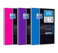 Cahier spirale Oxford Etudiants Notebook 19 x 25 cm grands carreaux 160 pages