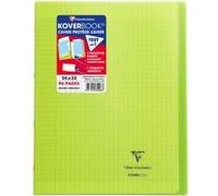 Clairefontaine Cahier Koverbook 24 x 32 cm Seyès grand carreaux 96 pages – Vert