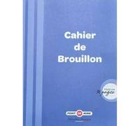 Cahier De Brouillon - 17x22cm - 96 Pages - 60g - Couleur Bleu