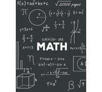 Cahier de brouillon: Cahier de math Cahier papier Séyès 17 22 cm 150 pages | utile pour prendre des notes faires des exercices, les graphes ... classes | Format pratique pour les cartables