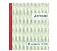 Cahier de commande Manifold Exacompta autocopiant 21 x 18 cm 50 pages triple exemplaires