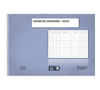 Cahier De Consigne Suivi 80 Pages A4 21x29.7 Cm Spirale - Communication Gestion Entreprise