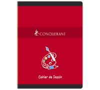 Cahier De Dessin Conquerant 7 Agrafe 240X320 16P 120G Uni Assorti
