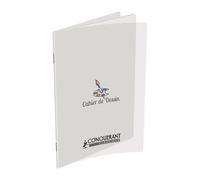 Cahier de dessin piqûre Conquérant Classique 24 x 32 cm unies 96 pages