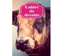 Cahier de dessins taureau: Taureau | Carnet de croquis Taureau | Grand format 17,78 x 25,4 cm, 40 pages à remplir | Ideal Pour dessiner, peindre, ... | Cadeaux idéal pour artiste, peintre.