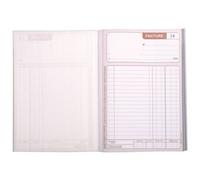 Cahier de facture Manifold Le Dauphin autocopiant 14,8 x 21 cm 50 pages double exemplaires