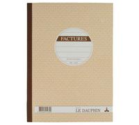 Cahier de facture Manifold Le Dauphin autocopiant A4 50 pages double exemplaires