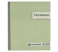 Cahier de livraison Manifold Exacompta autocopiant 21 x 18 cm 50 pages double exemplaires