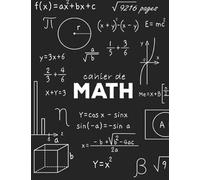 Cahier de math de brouillon 17 22 cm: Cahier pour les excercices mathématiques et lecons, Cahier de brouillon 96 pages Grands Carreaux Séyès | utile ... classes | Format pratique pour les cartables