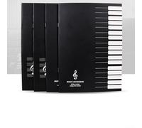 Cahier de Musique 16 pour feuilles Double Face 185x260mm Cahier