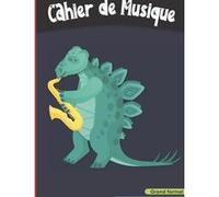 Cahier de musique 6 grosses portées par page, Carnet partition pour enfant. Grand format, A4 21x 29,7 cm G
