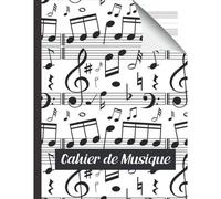 Cahier De Musique: Avec 10 Portées Et Lignes Pour Annotations Ou Paroles De Chanson Partitions Solfège Grand Format A4 50 Pages