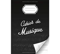 Cahier de musique avec portées et annotations pour la composition musicale - solfège - partitions - 48 pages - Grand format A4 : 21x 29,7 cm - Couverture brillante NLFBP Editions (Auteur)