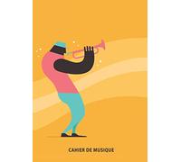 Cahier de musique: Carnet de partitions - Papier manuscrit - 100 pages - Grand format A4 : 21x 29,7 cm - 11 portées de type étroit (standard) par ... Pour la Copie et l'écriture de Partitions