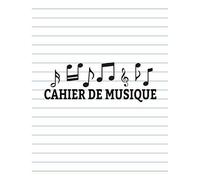Cahier De Musique: Carnet De Partitions - Papier Manuscrit - Couverture Moderne-10 Portées Par Page - 120 Pages - Grand Format A4