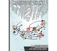 Cahier de musique et chant Narratik 17x22 cm - 48 p Séyès 48 p portées 8 portées/page