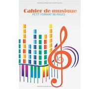 Cahier de Musique Narratik Petit Format - 96 Pages, 12 Portées, Idéal Solfège et Composition