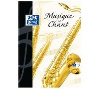 Cahier de musique Oxford Réglure Grands Carreaux et Musique 48 pages agrafées 21 x 29,7 cm Multicolore C