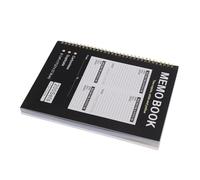 Cahier de Notes Carbone sans Copie A4, Deux Parties, Papier Noir | Bloc à Double Feuillet, Écriture Nette pour Archivage, Usage Bureau Maison École, Format A4 Pratique