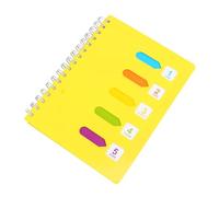 Cahier de Notes Journal à Spirale Jaune, Papier Épais, Écriture Fluide | Bloc-notes Latéral pour Étudiants, Format de Classement, Usage Fêtes D'anniversaire, Thème Parties