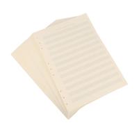 Cahier de Partitions Musicales 12 portées 100 feuilles, Recharge | Feuilles Mobiles en Papier, Espacement 2mm, Écriture Fluide, pour butants et Compositeurs