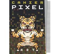 CAHIER de PIXEL ART - 100 pages vierges quadrillées à compléter: parfait pour apprendre l'art du pixel | idée cadeau qui fera plaisir aux enfants comme aux adultes