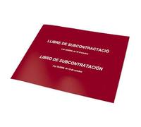 Cahier De Sous-Traitance Catalan/Espagnol A4 Paysage 10 Feuilles Numérotées Dohe