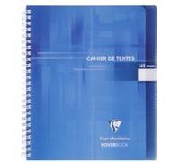 Cahier de textes à reliure intégrale de 148 pages Clairefontaine 17 x 22 cm Modèle aléatoire G