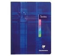 Clairefontaine - Cahier de textes 17x22 cm - 144 p. grands carreaux - Couleur aléatoire