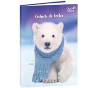 Quo Vadis - Cahier de textes - Français - Mes potes à pattes mignons - Multicolore - Journalier - 15x21 cm - Papier Clairefontaine blanc - Fabrication française - Visuel ourson boreal