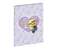Cahier de textes - Les Minions - 15x21 cm - Couverture carton - Papier blanc - Visuels assortis