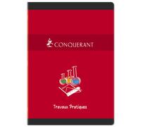 Cahier De Tp Conquerant 7 Agrafe 210X297 120P 70-90G Seyes/Uni Assorti