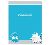 Cahier De Tp Conquerant Classique 170X220 Agrafe 32P Uni /Double Ligne 5/10 90G Assorti
